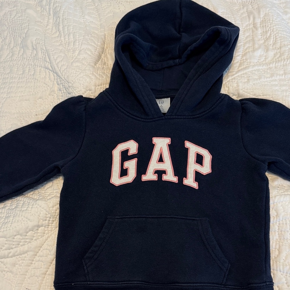 GAP Kids Dark Blue Hoodie with Logo (3T)